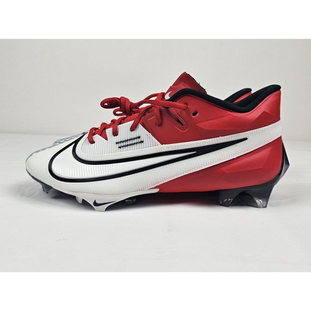 Nike Vapor Edge Elite 360 2 Football Cleats Mens 12 Red White Black DA5457-616